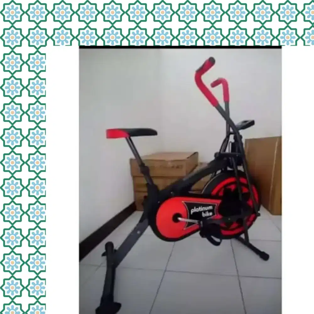 Sepeda statis Platinum Bike alat olahraga YSN-743