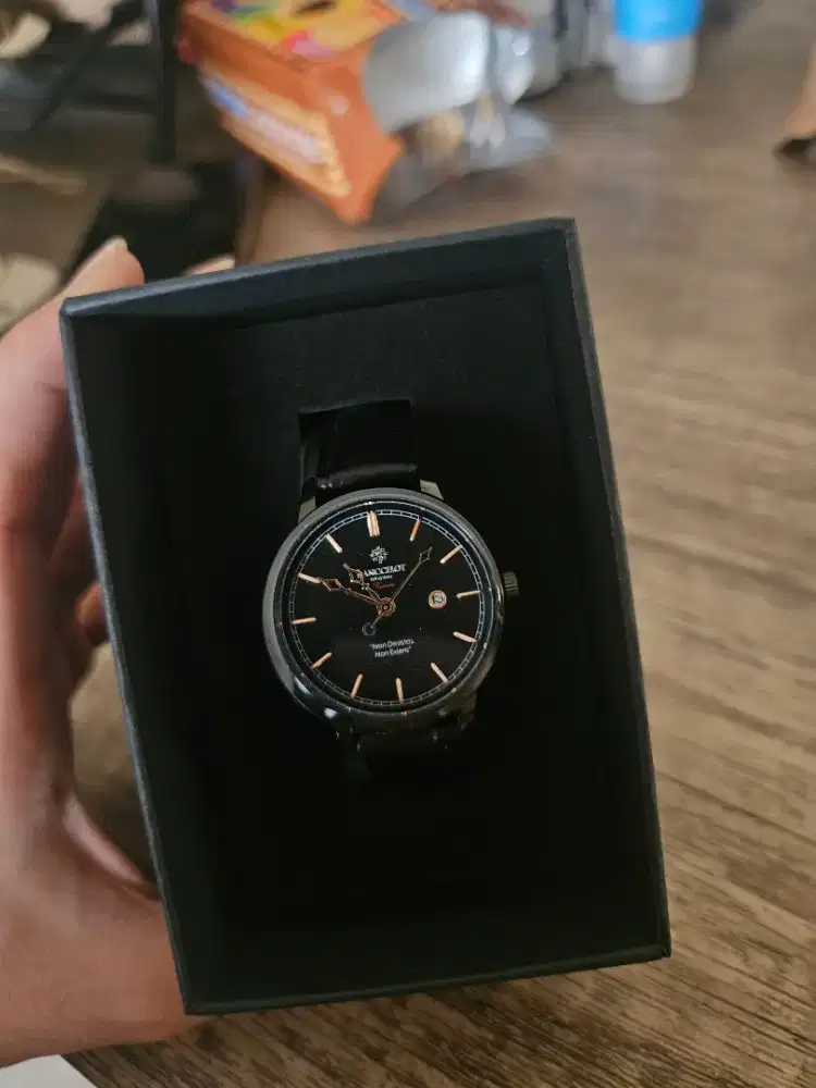 JAM TANGAN LANCELOT ROMAN FULL BLACK