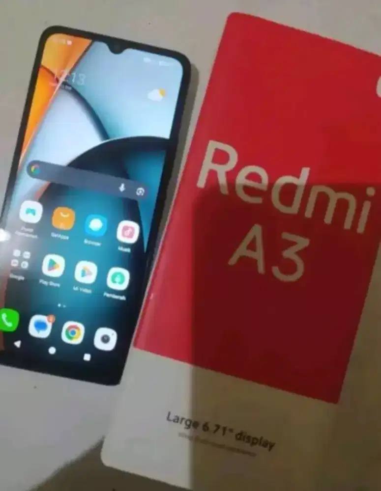 Redmi A3 ram 4/128 fulset no minus