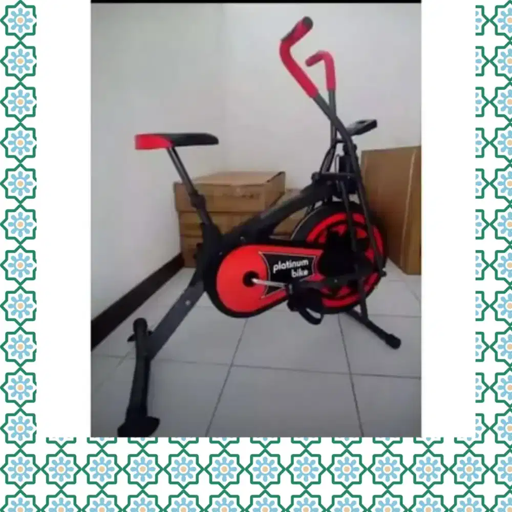 Sepeda statis Platinum Bike alat olahraga YSN-743