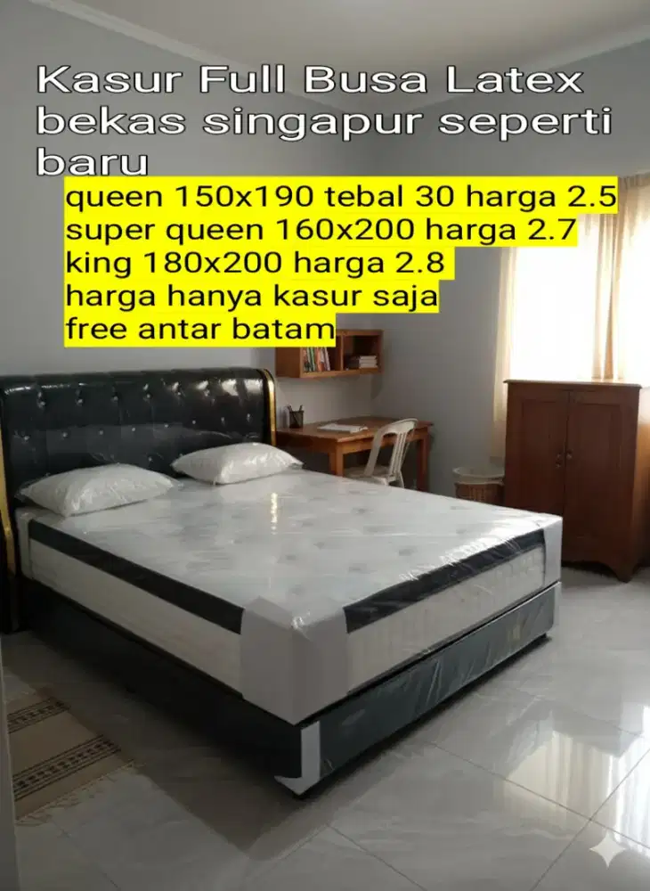 Jual Kasur Bekas Busa Singapur Latex Kuda Laut