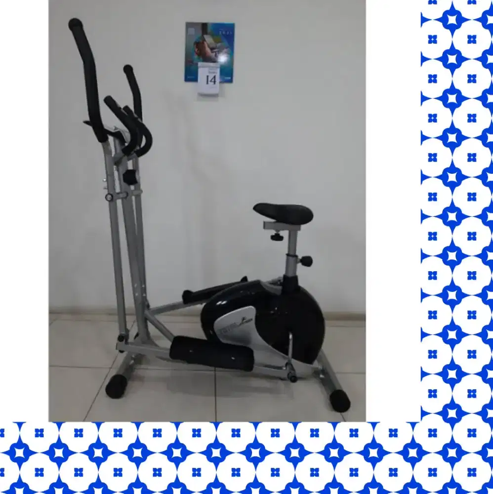 Sepeda statis Elleptical TL-8500 alat fitnes RBU-485