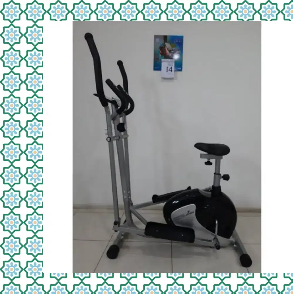 Sepeda statis Elleptical TL-8500 alat fitnes RBU-485