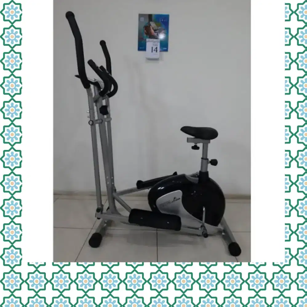 Sepeda statis Elleptical TL-8500 alat fitnes RBU-485