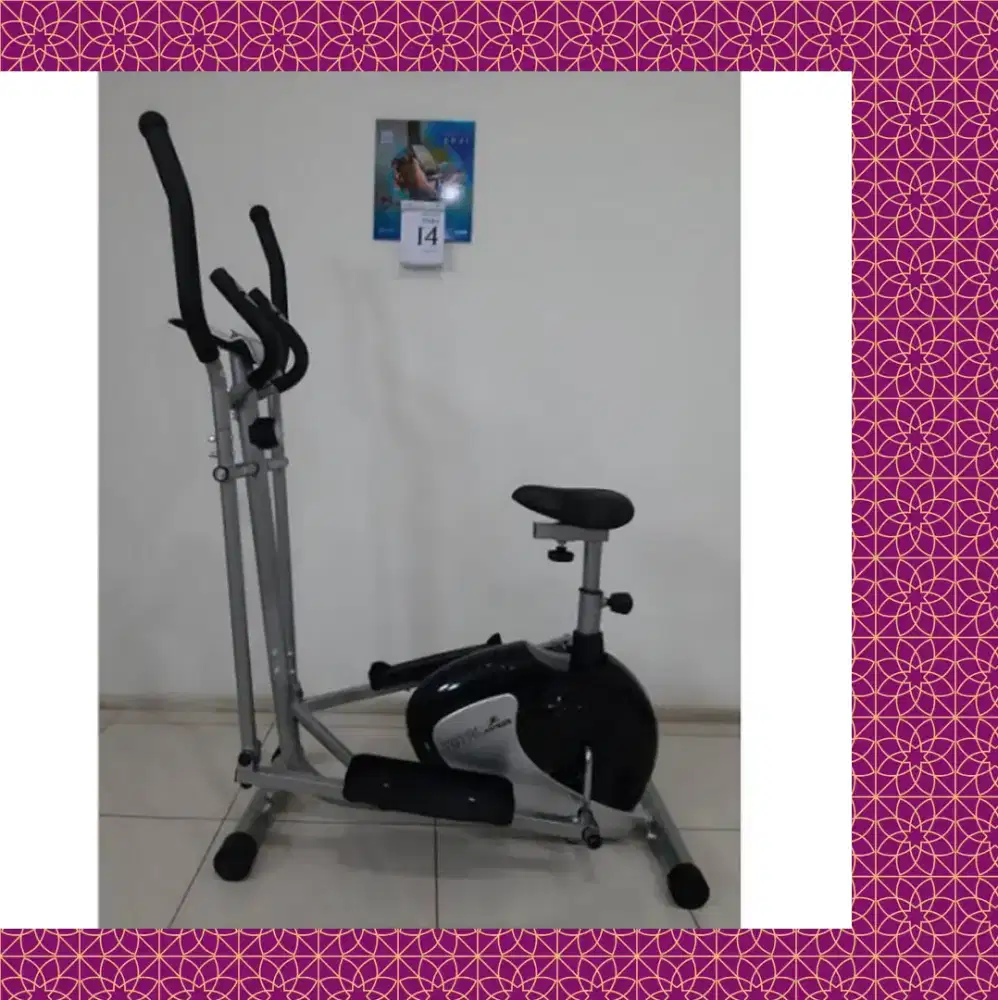Sepeda statis Elleptical TL-8500 alat fitnes RBU-485