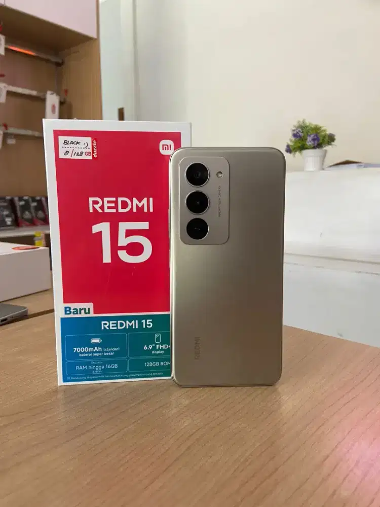 PROMO AKHIR TAHUN REDMI 15 8/256 NEW