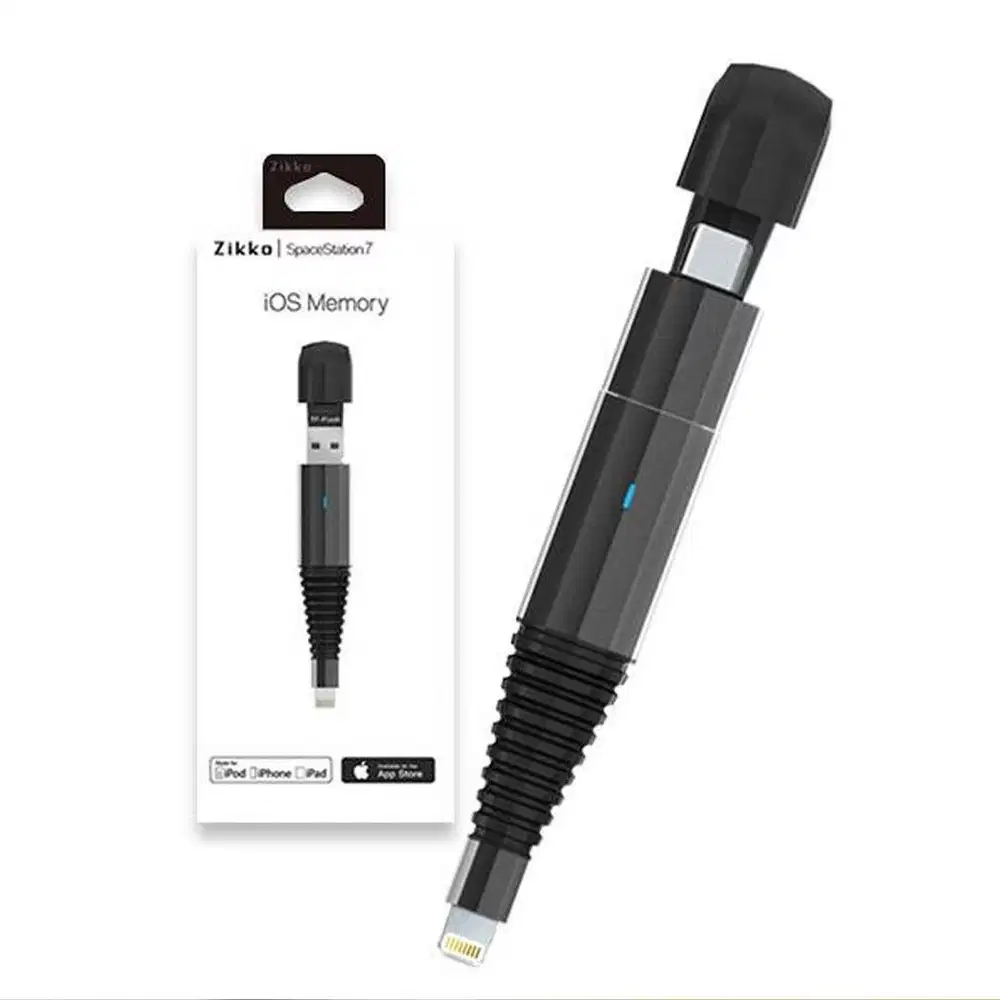 Zikko SpaceStation7 IOS memory Black for Iphone, Ipad, Macbook
