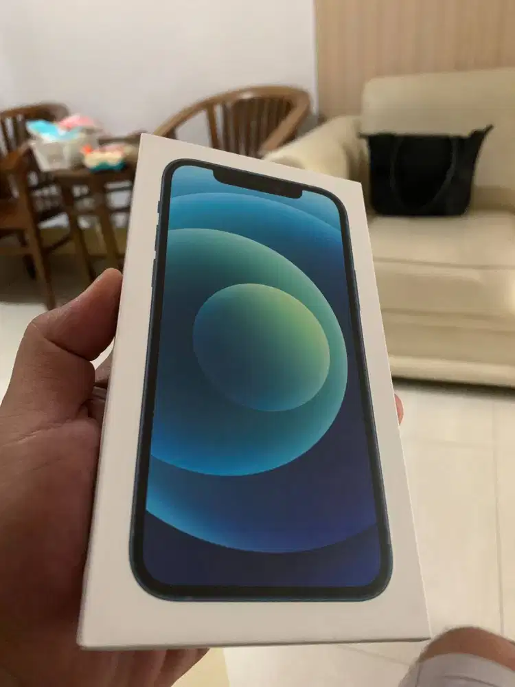iPhone 12 biru 128GB ex inter nego tipis