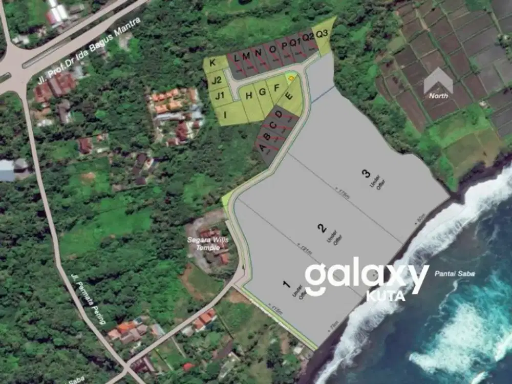 DIJUAL TANAH DEKAT PANTAI DI SABA BEACH GIANYAR, BALI