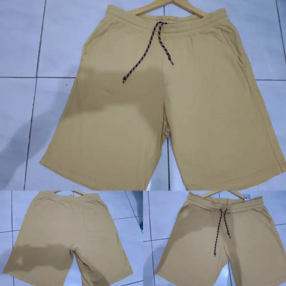 Celana pendek uniqlo cream