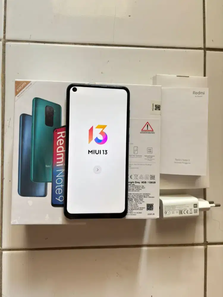 Redmi Note 9 Fullset 6/128 GB