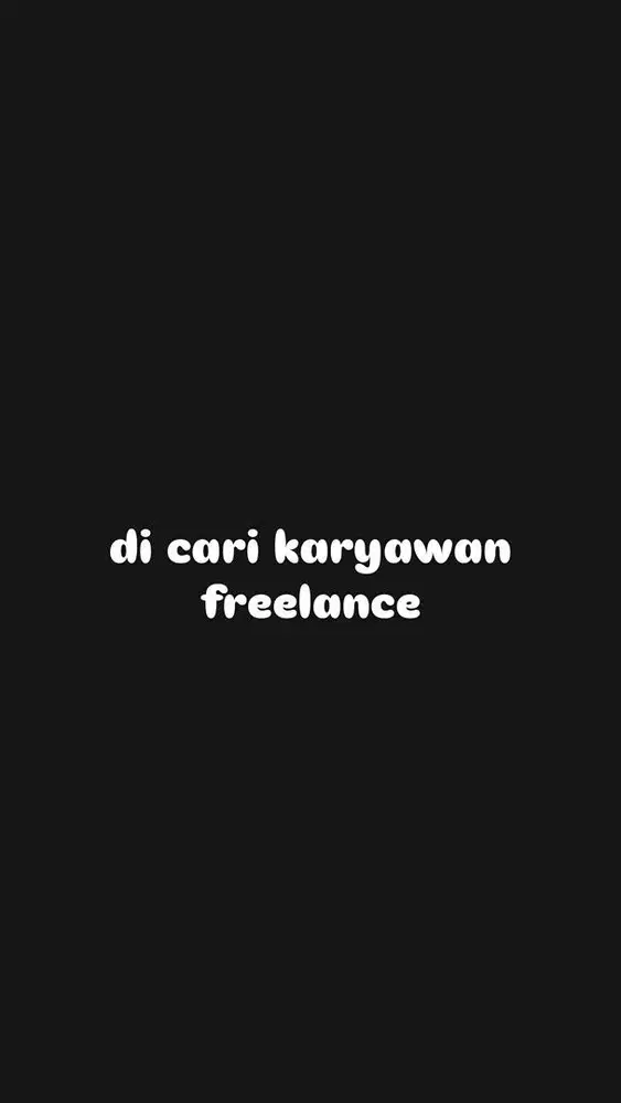lowongan freelance