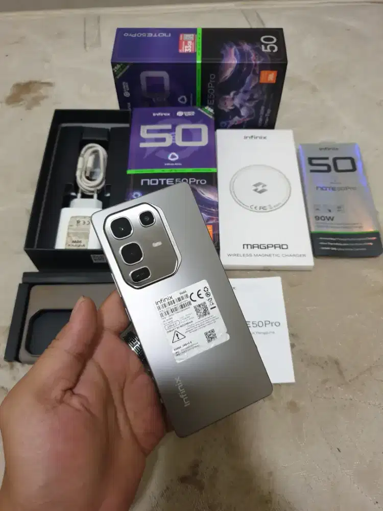 Infinix note 50 pro ram8/256 fulset like new no minuss mulusss