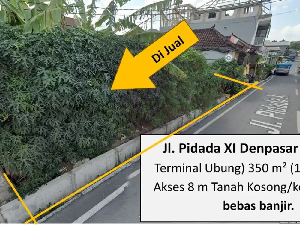 DIJUAL TANAH STRATEGIS – INVESTASI EMAS DI DENPASAR ( RB / LM )