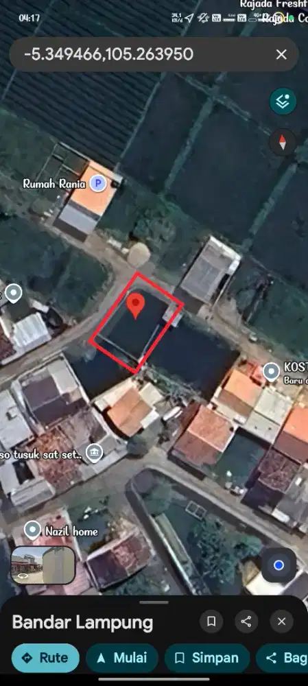 Di jual tanah SHM 136 M²