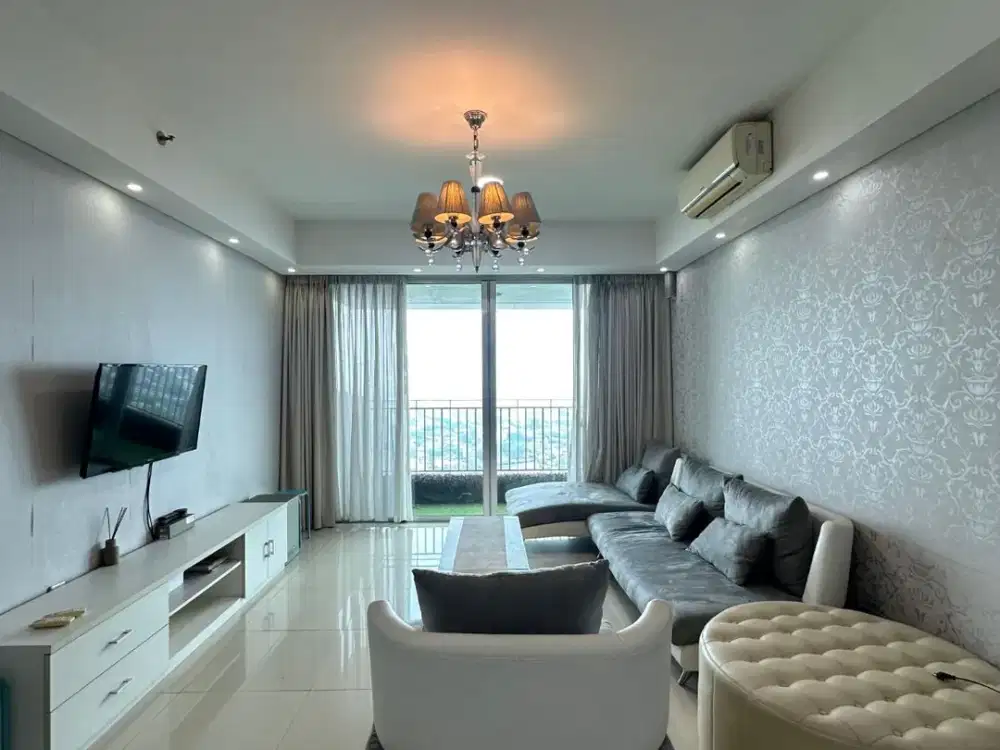 Dijual Apartemen 2 Kamar Furnished Luas 110M2, Tower Cosmopolitan - Kemang Village Residence, Jakarta Selatan