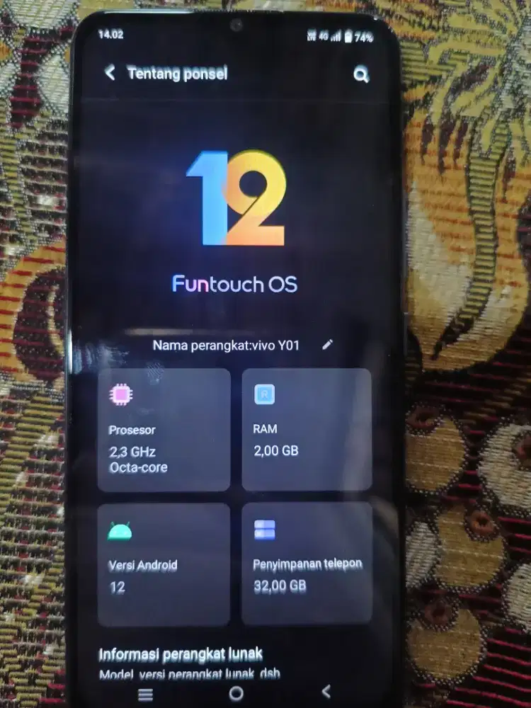 vivo y01 2/32 mulus segel