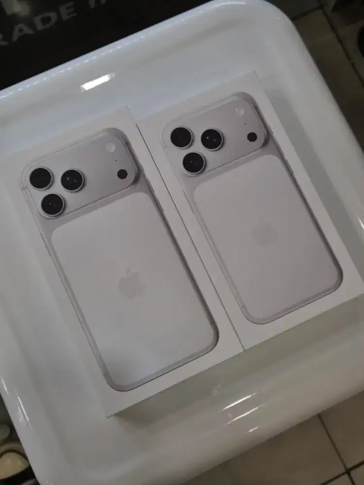 iPhone 17 Pro 17 Pro Max Silver Baru Segel Garansi Resmi