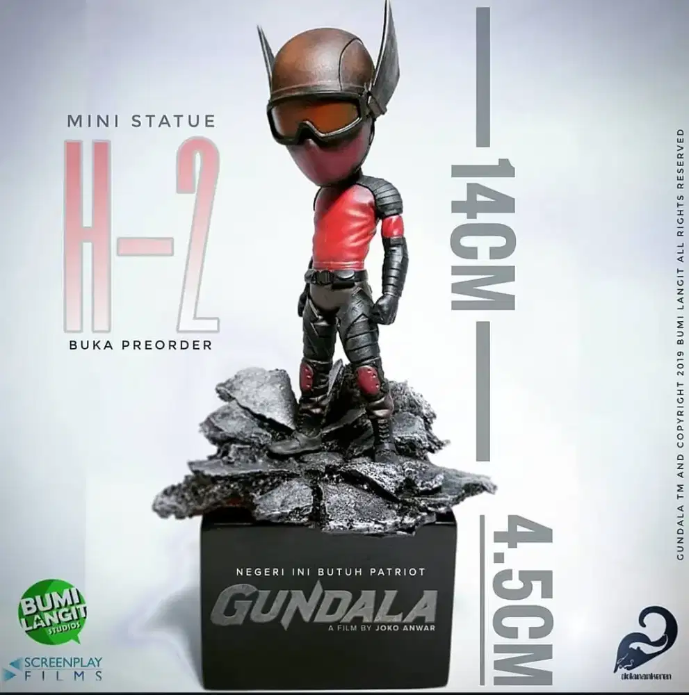 BNOB mini figure gundala figur dolanan keren cod malang