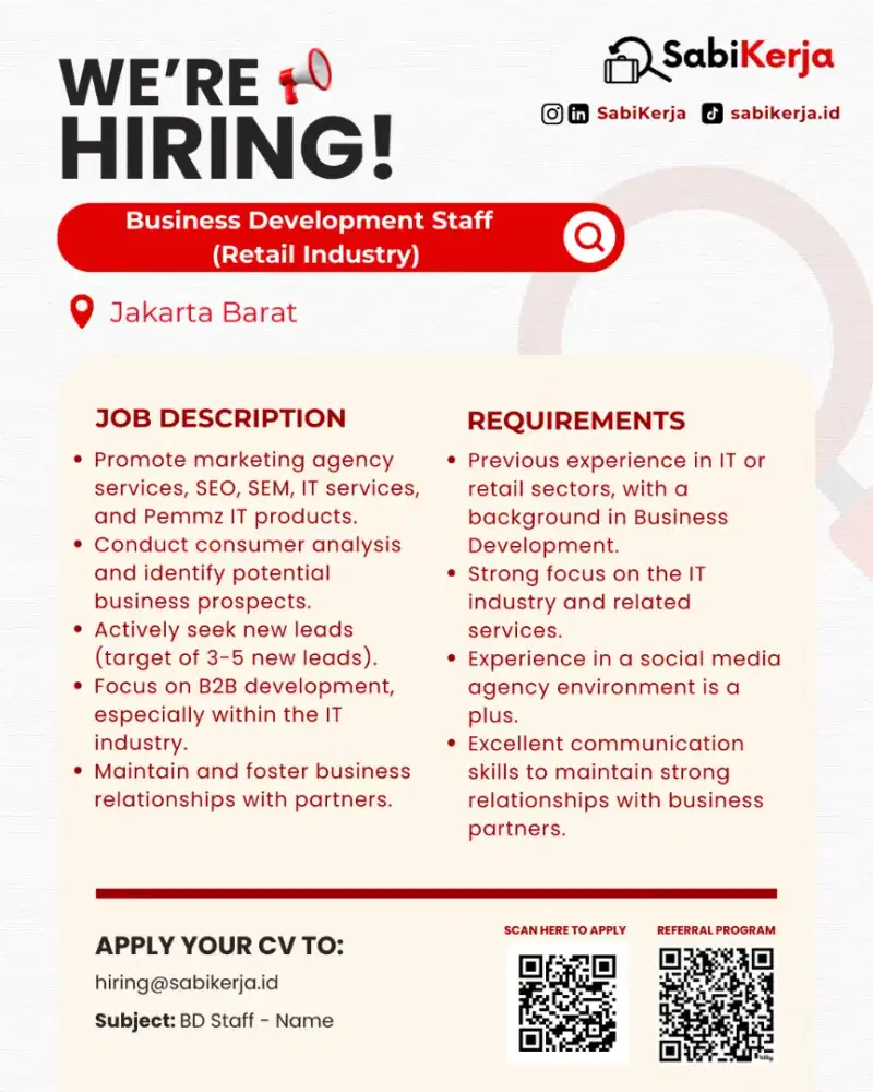 Business Development Staff