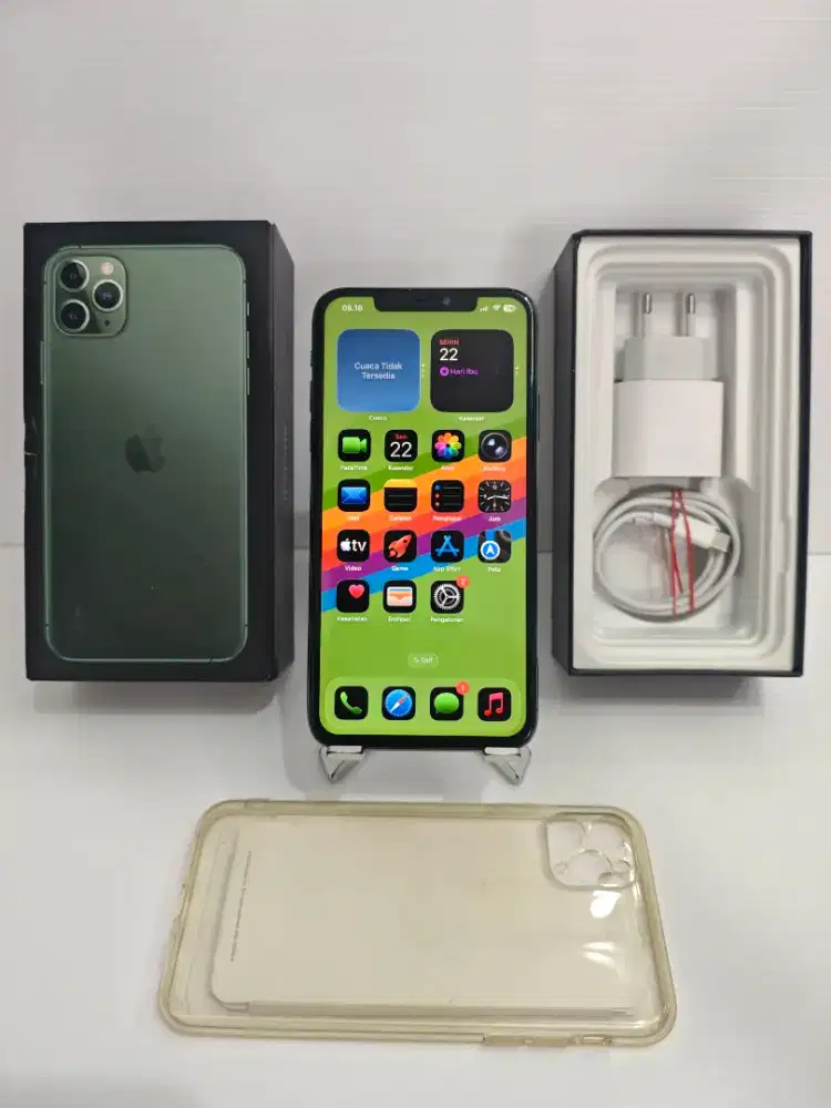 Ip 11 Pro Max 256 Gb Mulus 98% All Opp (LCD udh ganti OLED) bs TT/BT..