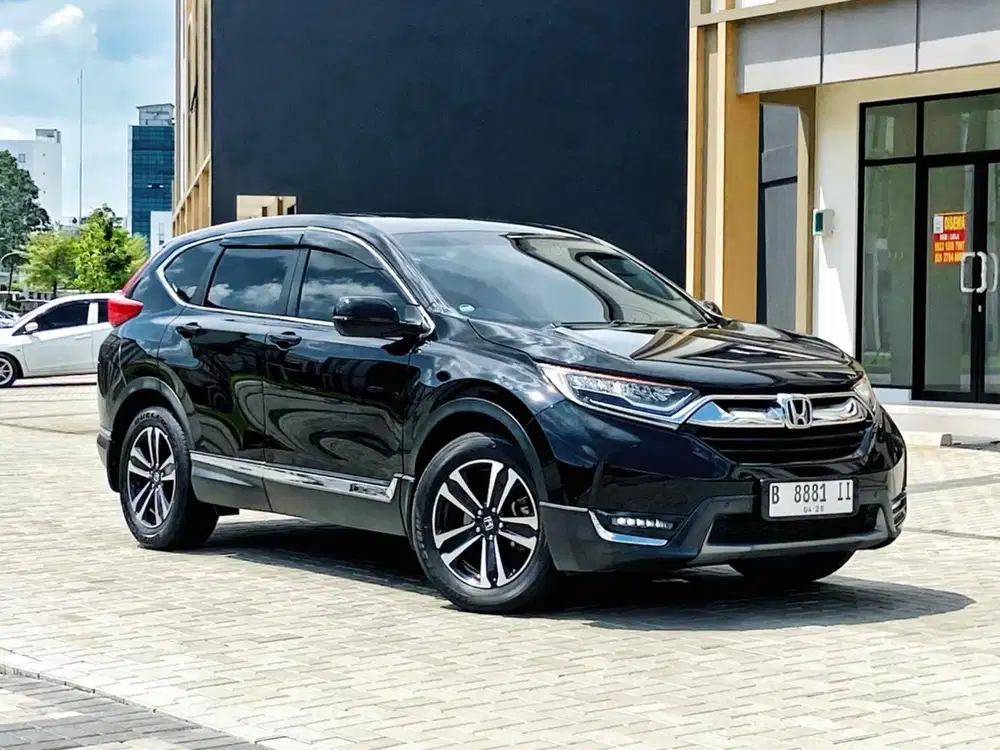 HONDA CR-V 1.5 TURBO PRESTIGE SUNROFT PANORAMIC BENSIN 2018 NIK 2017