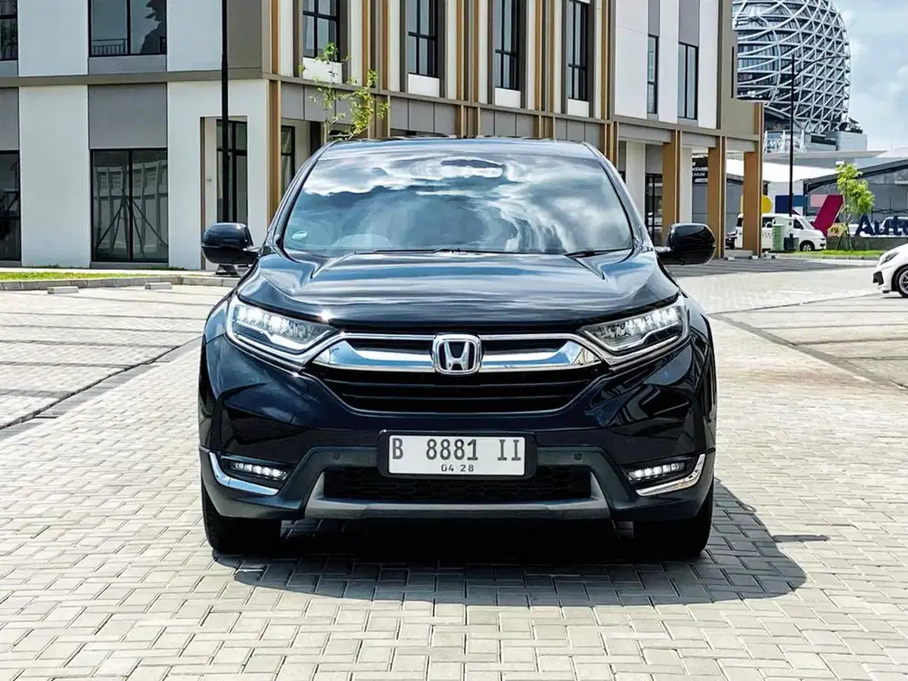 Honda CR-V 1.5 Prestige Turbo Sunroft Bensin Tahun 2017 Warna Hitam