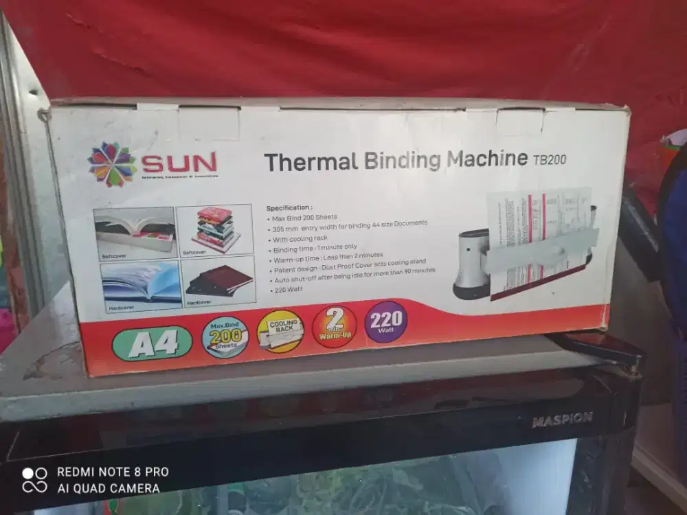 Alat laminating sun tb200