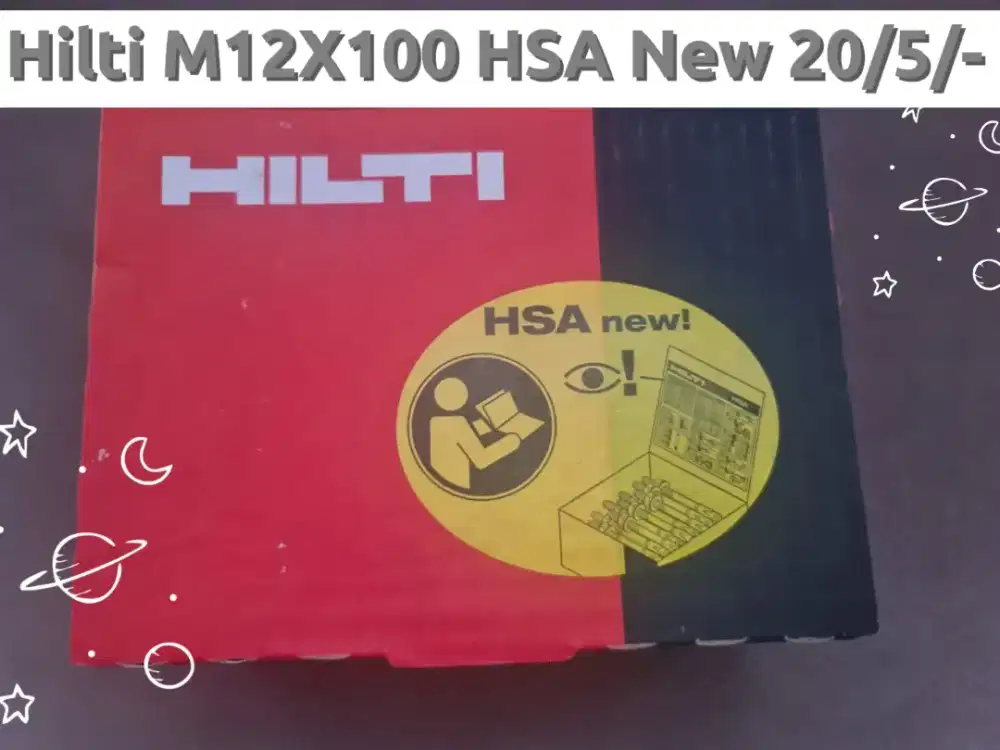 HILTI M12X100 HSA New - Anchor beton 100% Baru