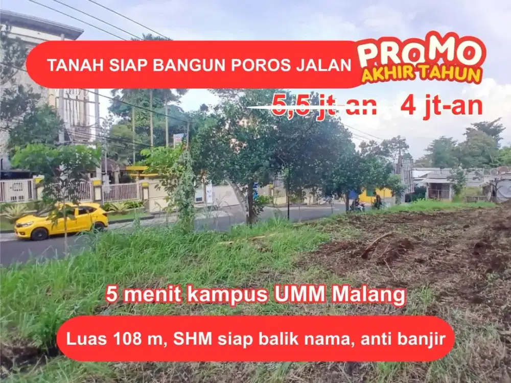 tanah poros jalan promo khusus desember