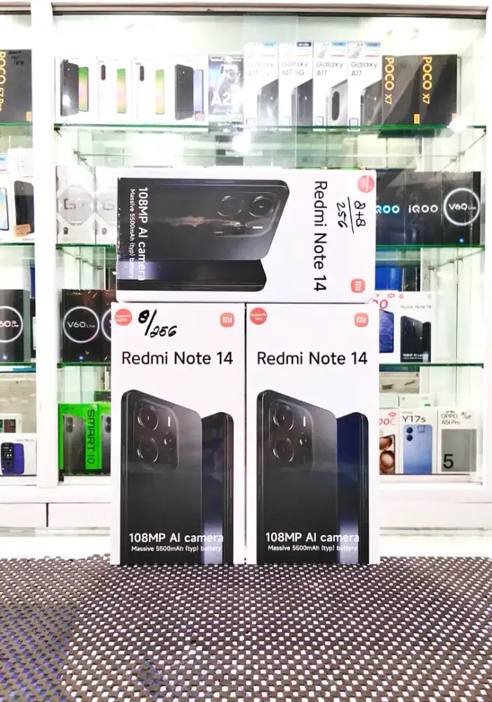 BARU..REDMI NOTE 14 RAM 8+8/256 SEGEL/GARANSI RESMI