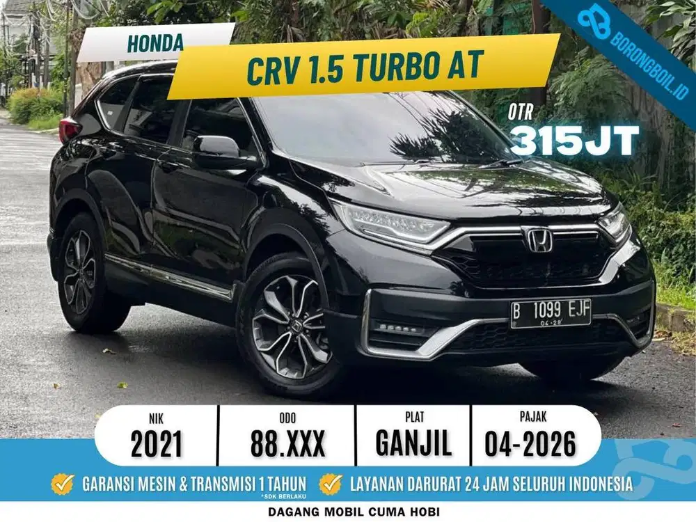Honda New Crv Turbo 1.5  2021 Hitam