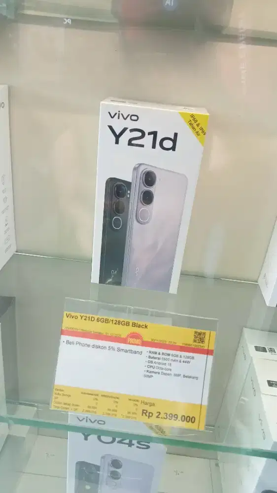 Cicilan handphone vivo Y21D 6 128 GB