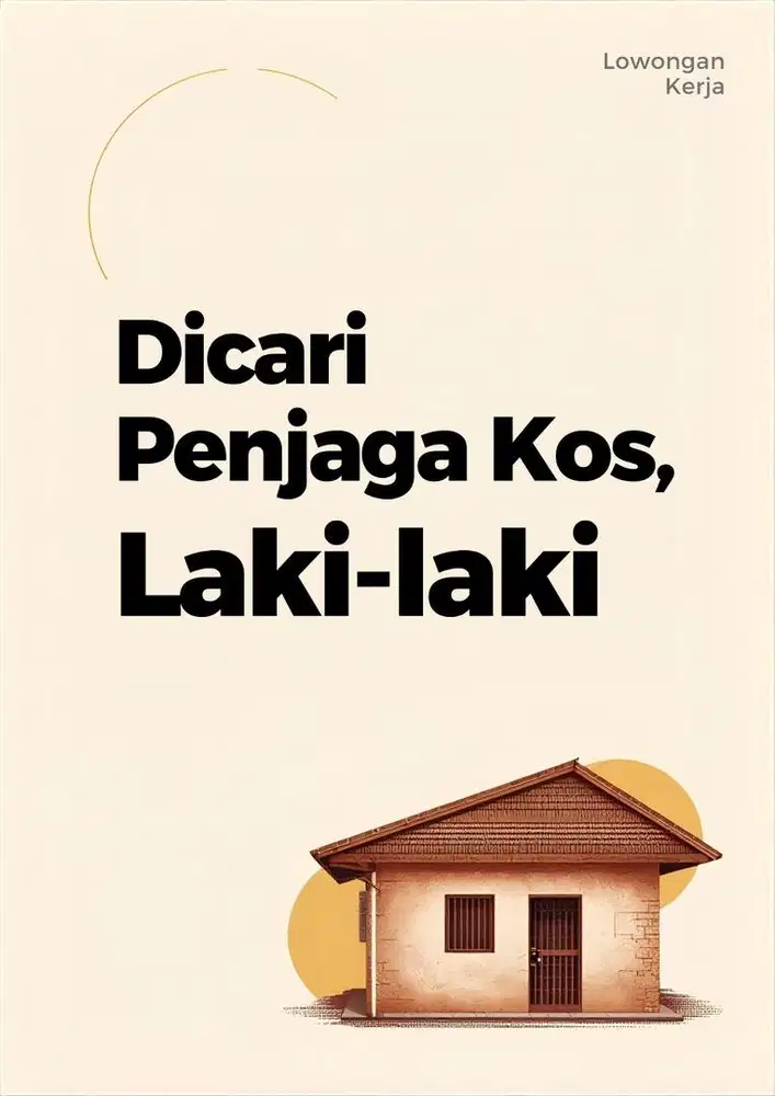 PENJAGA & PEMBERSIH KOS