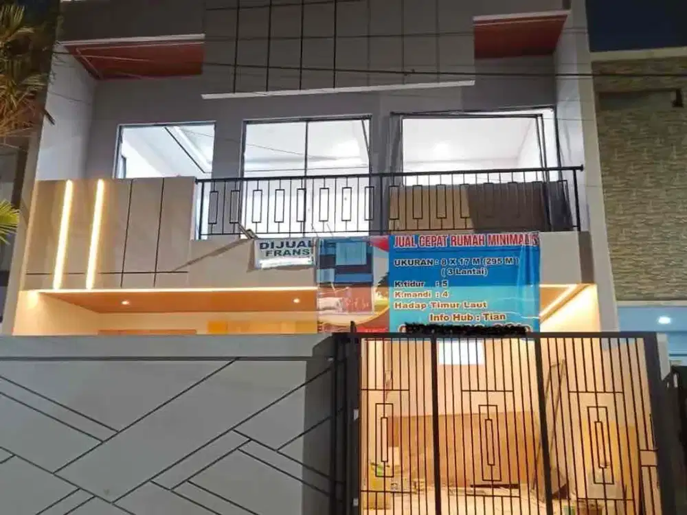 DIJUAL RUMAH BRAND NEW TAMAN PALEM LESTARI