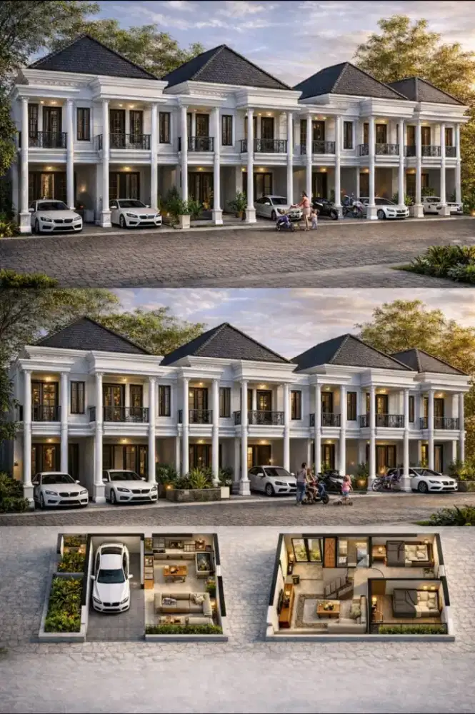 Dijual rumah & kavling lokasi strategis bebas banjir akses mobil