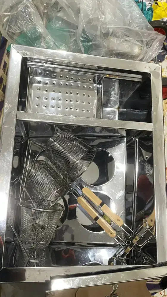 Tong rebus mie ayam 4 lobang