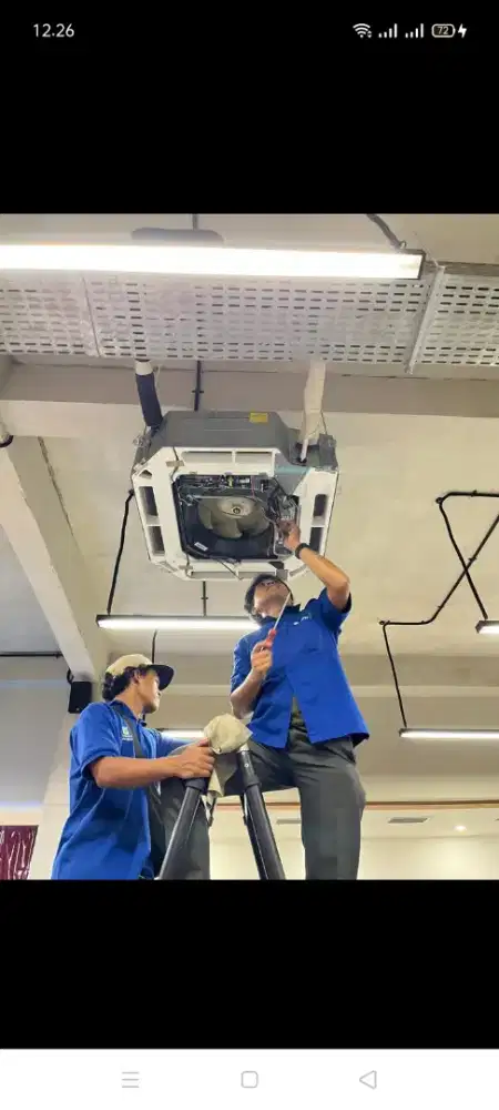 Jasa servis AC kulkas mesin cuci kompa air dll bergaransi