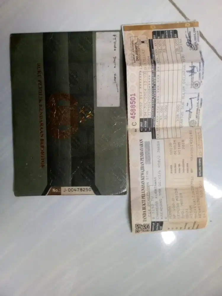 Dijual honda supra X 2001.