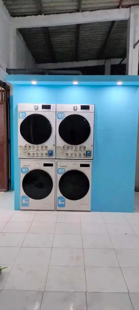 Paket usaha laundry self service