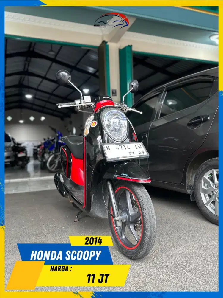 HONDA SCOOPY 2014 MURAH POLL MASZEEHH HIKMAH MOTOR KEPUH MALANG