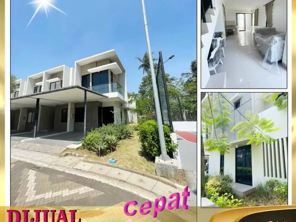 DIJUAL MURAH RUMAH HOOK 4.5 X 12.5 DI PANTAI INDAH KAPUK 2 TANGERANG