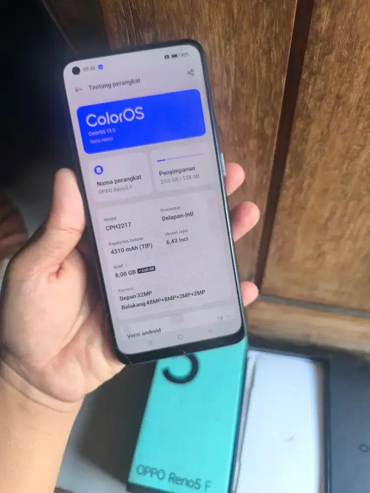 Jual Murah HP Oppo Reno 5F 8/128gb Layar Amoled Display
