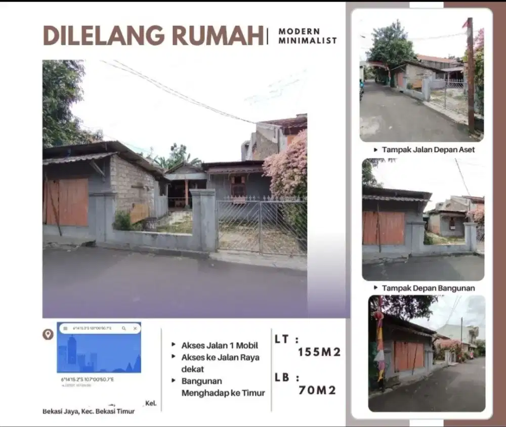 Dijual Rumah Kav Mede Bekasi Jaya Bekasi Timur