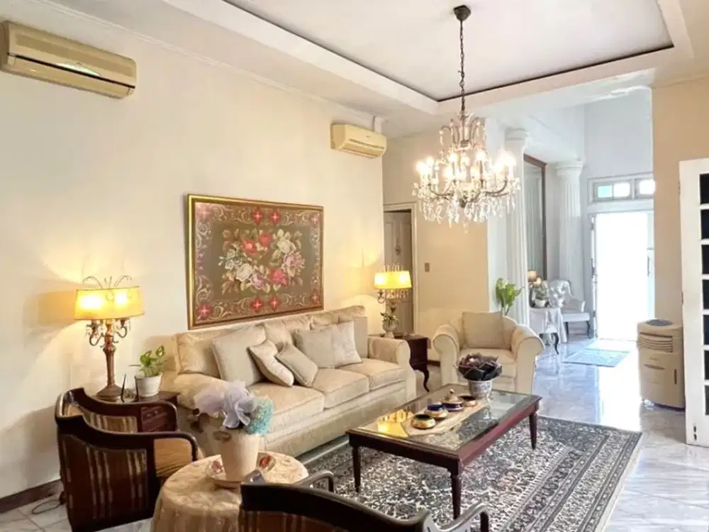 Rumah Klasik Mewah 5+2KT 509m2 Kawasan Elit Pondok Indah Bisa KPR