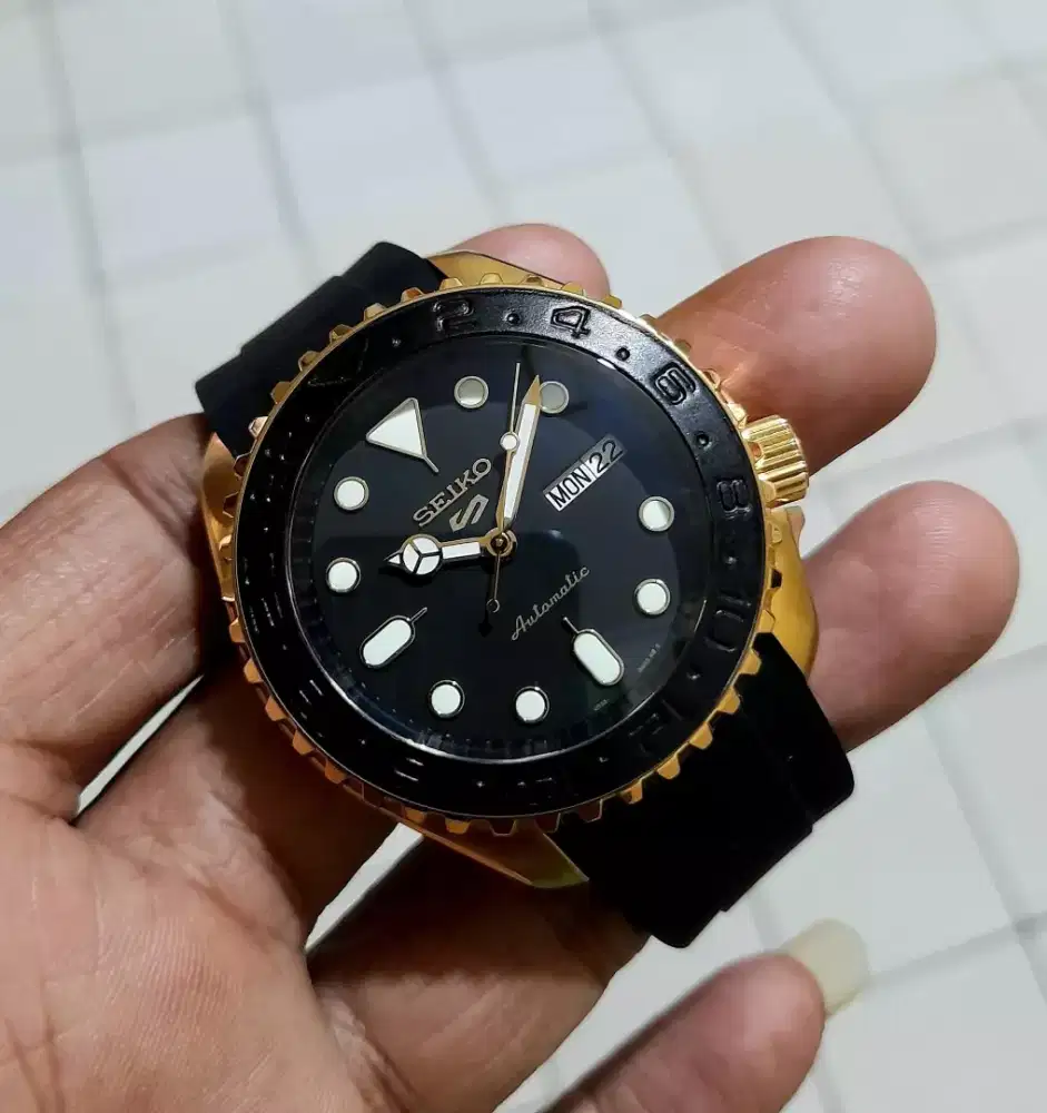 Seiko mod srpd gold case 42mm nh356 movement