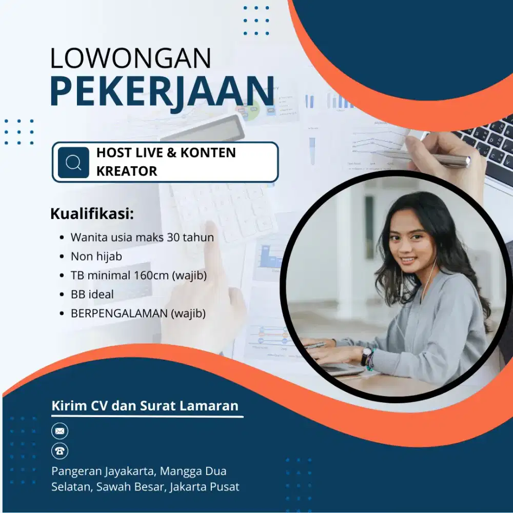 LOWONGAN KERJA HOST LIVE & KONTEN KREATOR