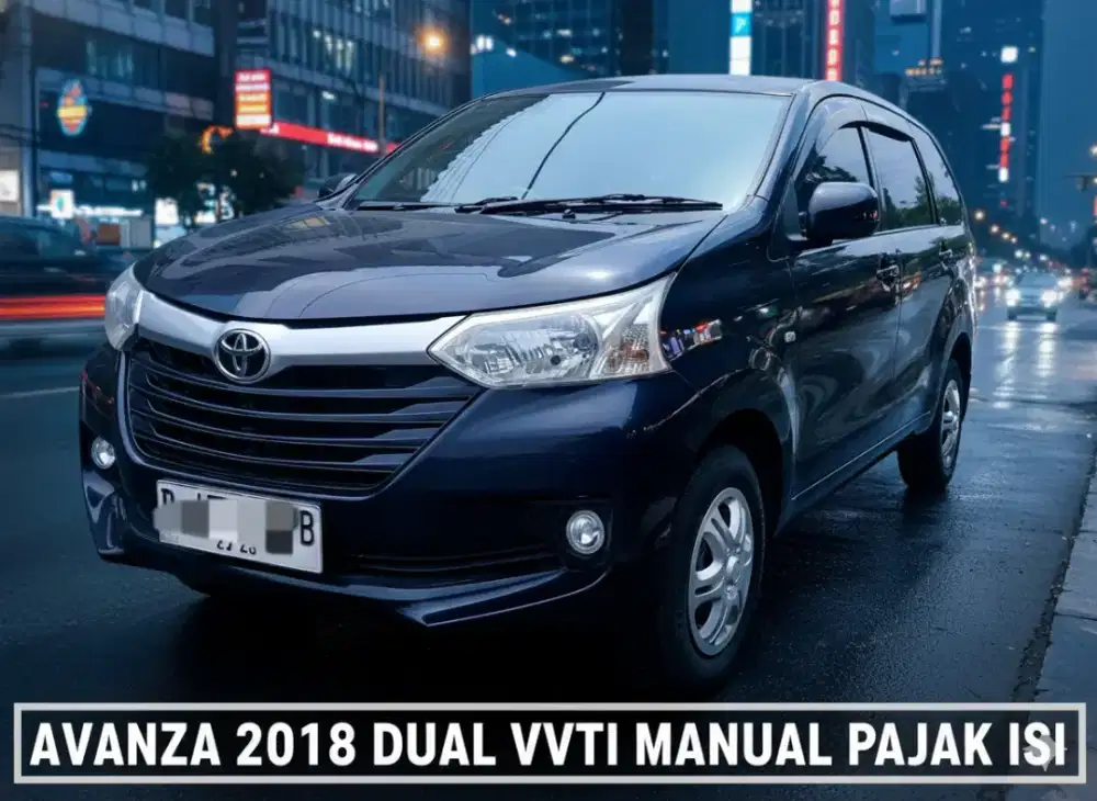 New Avanza dual vvti emanual cc 1.3 th 2018/2019 ac dobel bs kredit