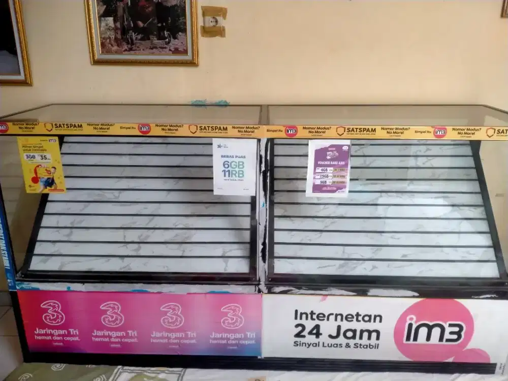 Etalase Second Counter