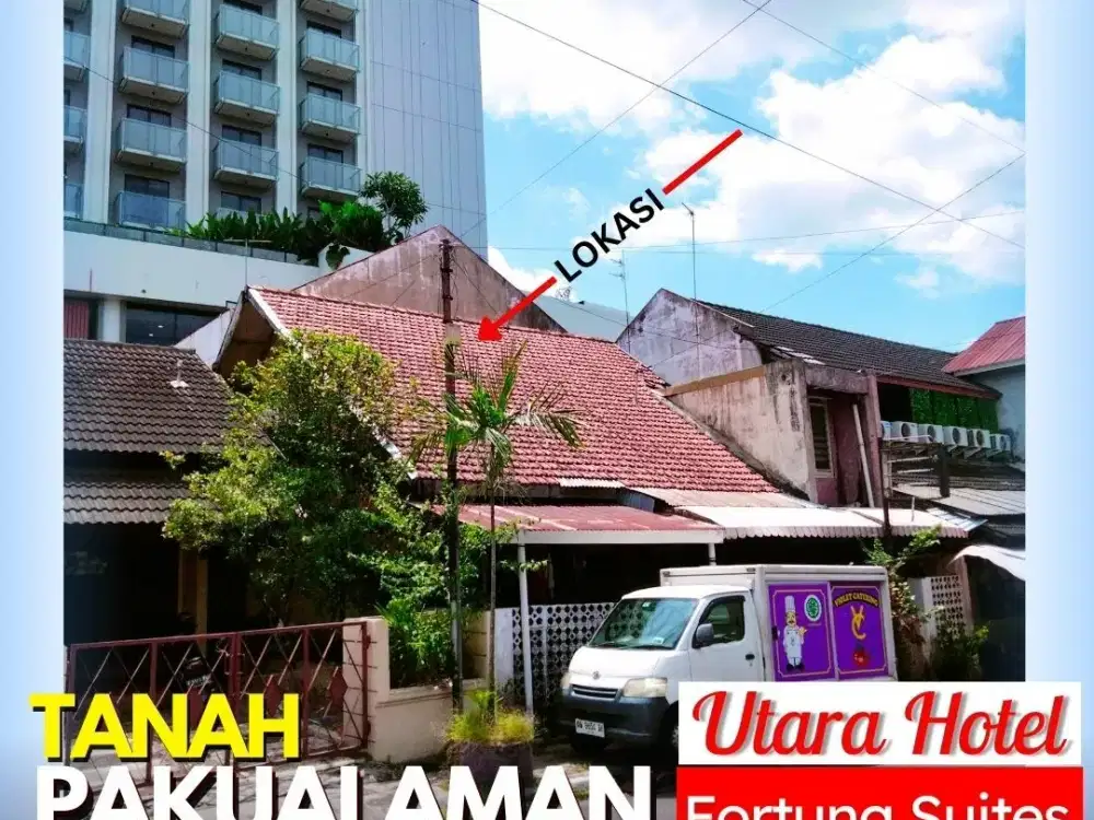 Tanah Strategis Pakualaman Jogja Luas 98 m² lebar 10 m SHM